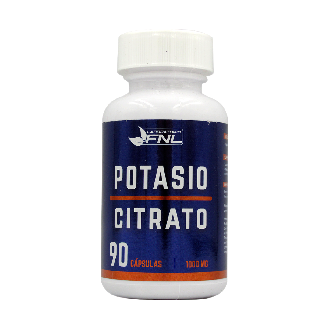 Potasio Citrato 60 cápsulas 1000 mg. – Suplementos Alimenticios