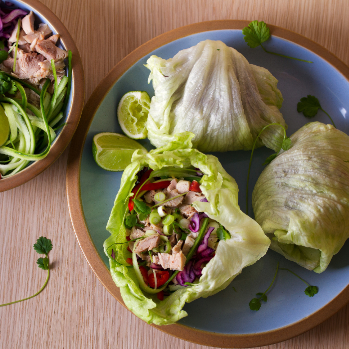 Wraps de hojas de repollo