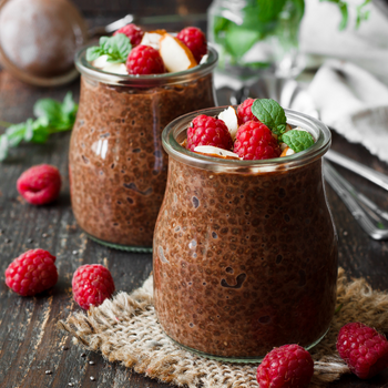 Pudín de Chía y cacao