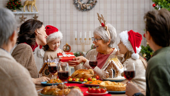 Cena navideña familiar 