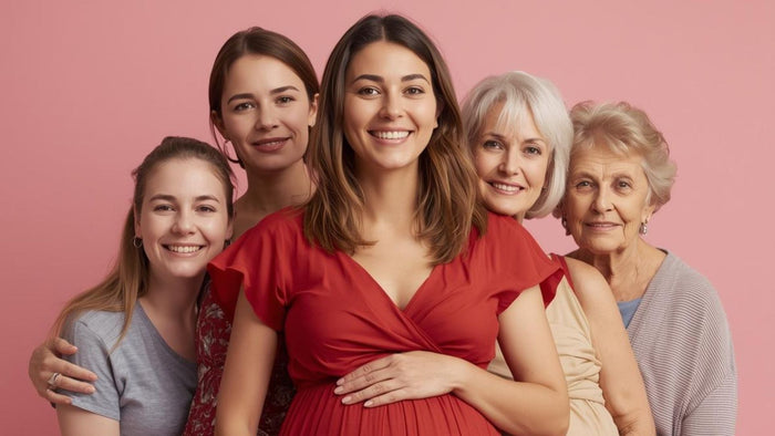 diferentes etapas en la vida de la mujer