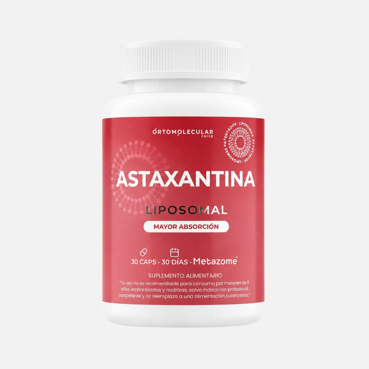 astaxantina liposomal, antioxidante