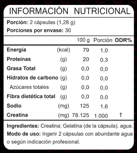 Creatina 1.000 mg-60 cáps