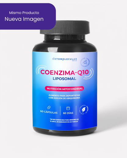 Coenzima Q10 liposomal-Ortomolecularchile