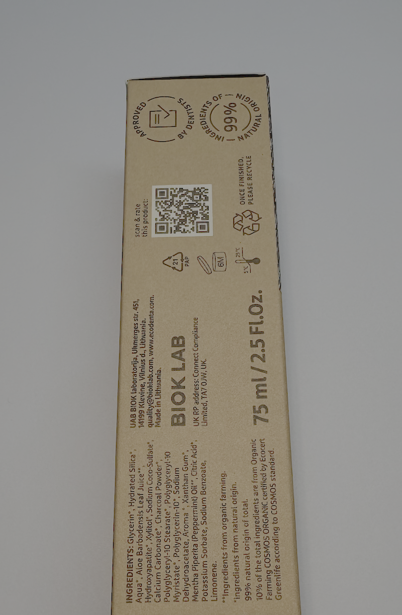 Ecodenta desensitizing toothpaste with salt-75 ml