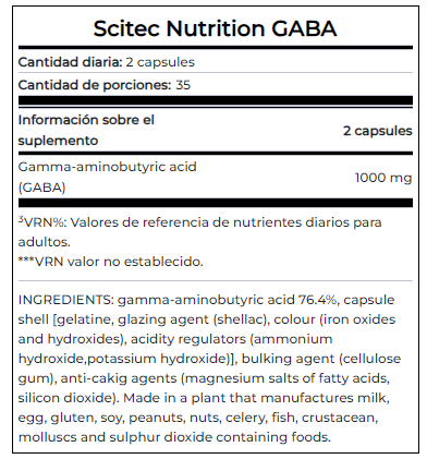 GABA 1.000 mg-70 caps