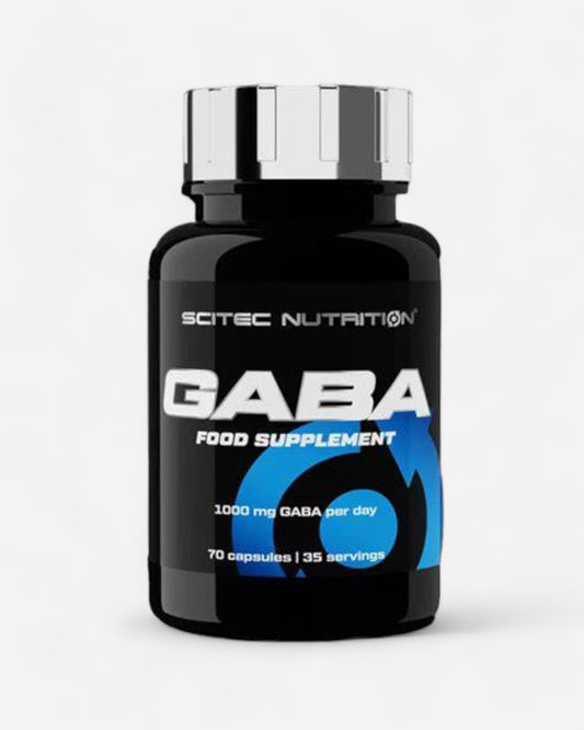 Frasco de GABA 1.000 mg, 70 cápsulas, 35 servicios, Ortomolecular Chile 