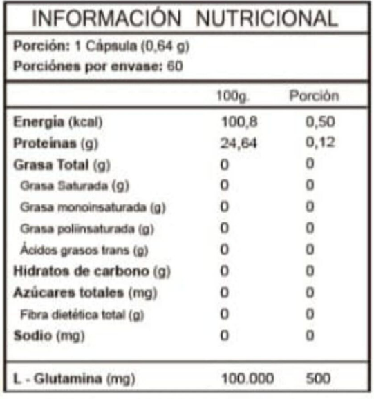 L-glutamina 1.000 mg-180 cáps