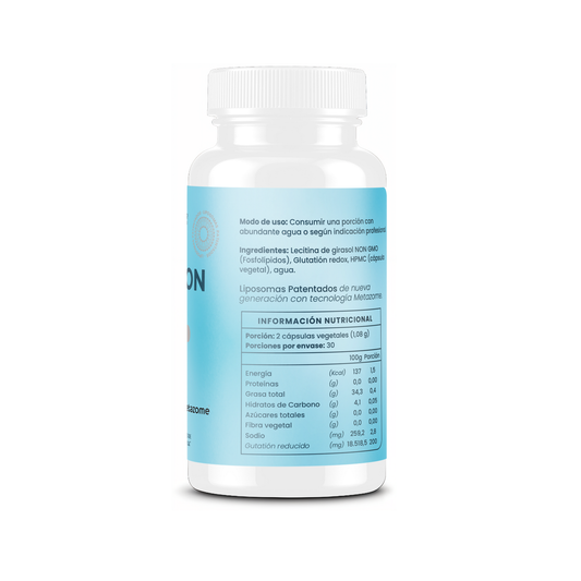 Glutatión liposomal 200 mg-60 cáps