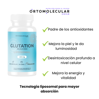 Glutatión liposomal 200 mg-60 cáps