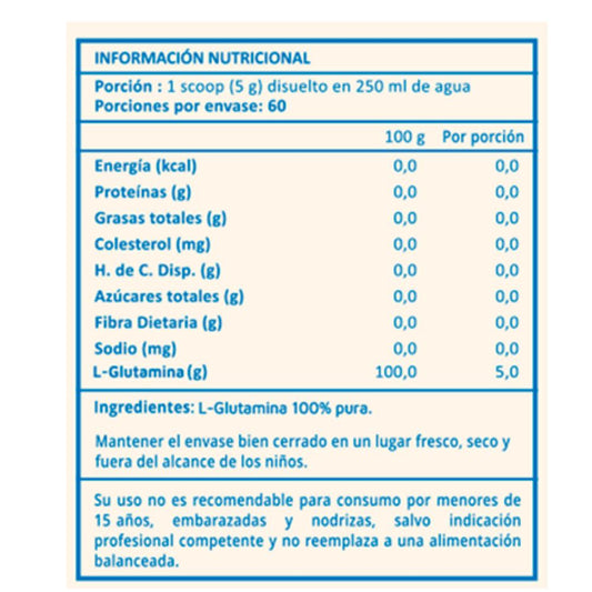 L_Glutamina-Ortomolecularchile