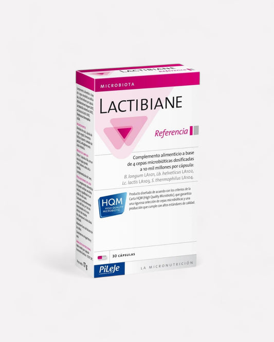 Caja de Lactibiane Reference, 30 cápsulas, Ortomolecular Chile 