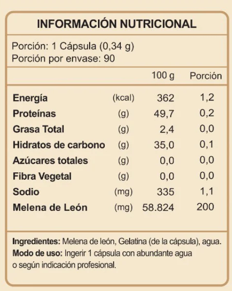 Melena de León- 90 cáps