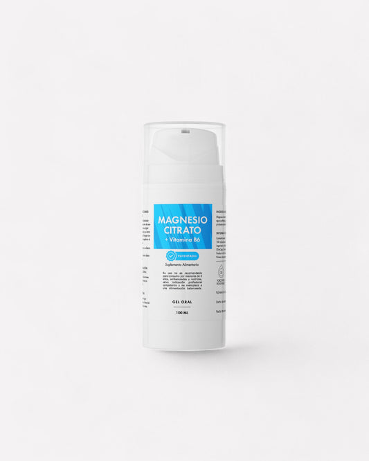 Frasco de Magnesio citrato más vitamina B6 en gel de Norvita, materia prima patentada, solo en ortomolecular chile