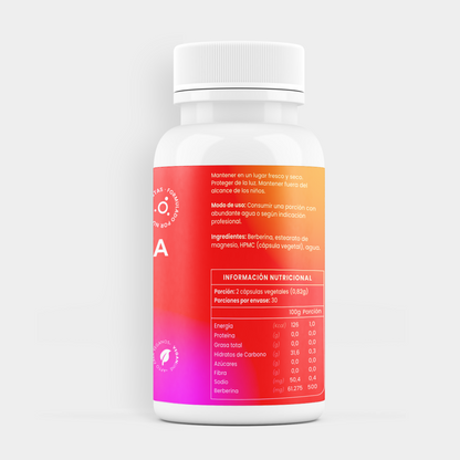 Berberina 500 mg-60 cáps