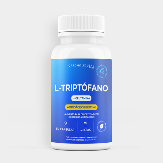L-triptófano+Glutamina-60 cáps