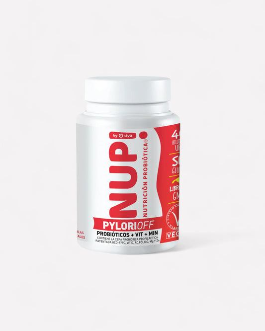 Frasco de NUP! Pylori Off, 30 cápsulas, Ortomolecular Chile