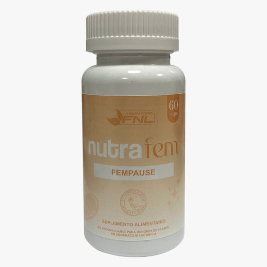 Frasco Nutrafem Fempause, 60 cápsulas, Ortomolecular Chile 