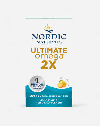 Caja de Omega 3 Ultimate 2x, 60 cápsulas blandas, Ortomolecular Chile