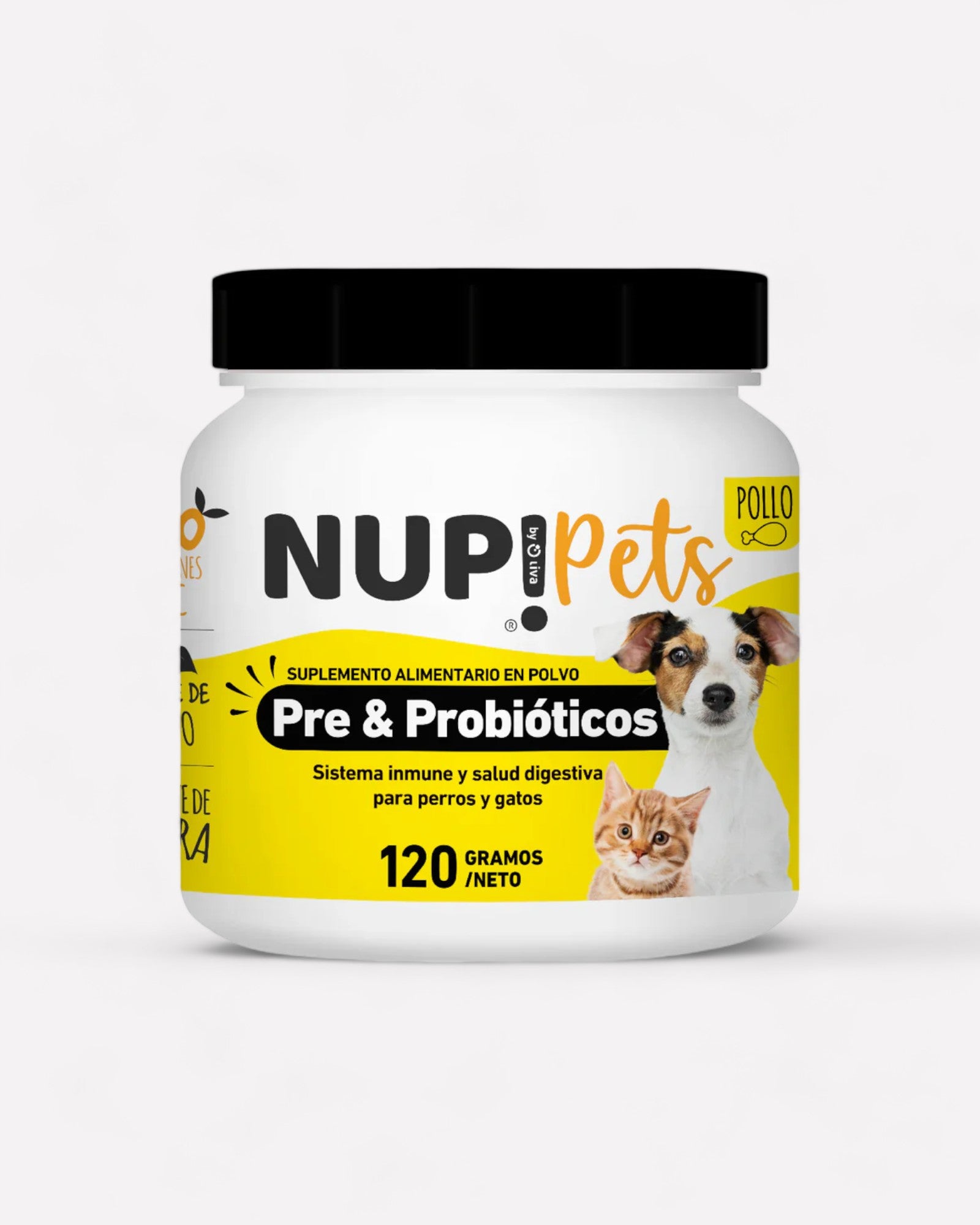 Pre-Probiótico perros/gatos-Sabor pollo
