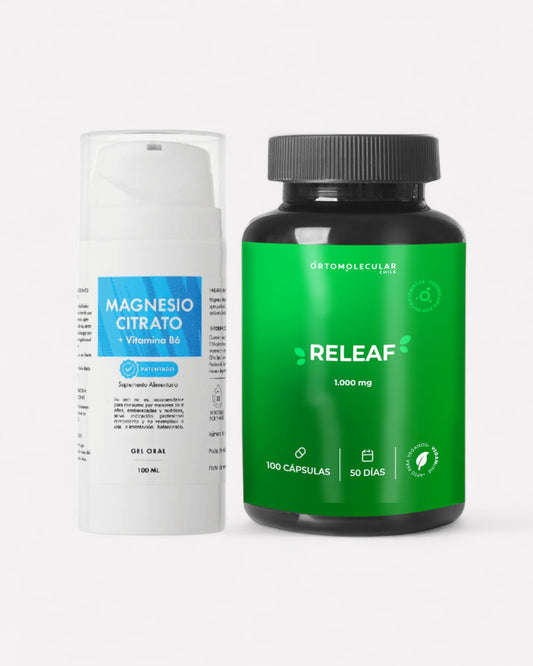 Pack compuesto de magnesio citrato+Vitamina b6 en gel de la marca Norvita y Ashwagandha 1000mg de ortomolecular chile