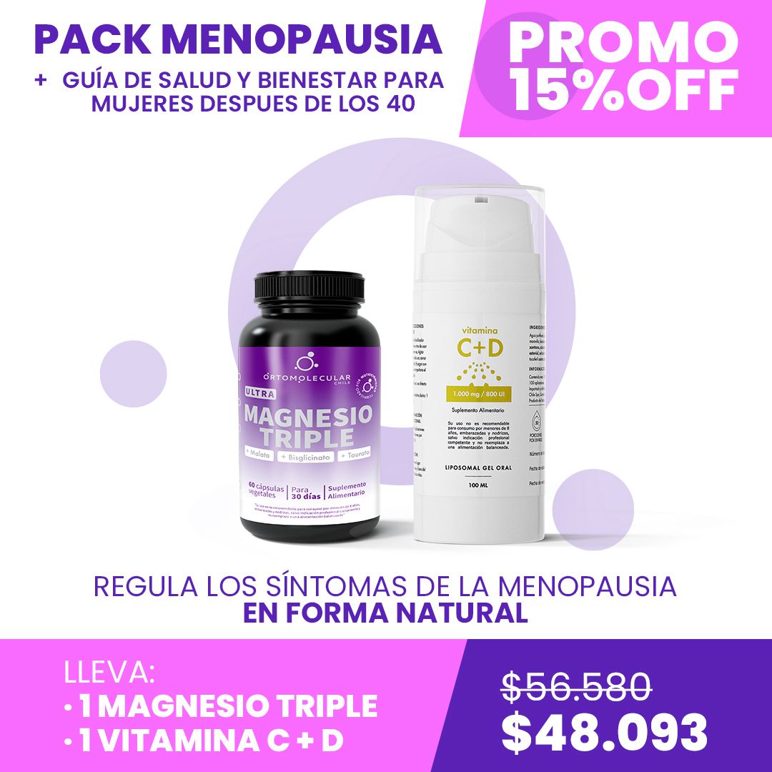 Pack que inbcluye Ultra Magnesio Triple y Vitamina C+D en gel