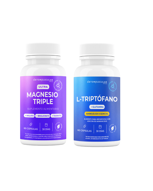 el pack incluye magnesio triple y triptofano