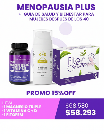 Pack Menopausia Plus + Guía de Salud y Bienestar para Mujeres