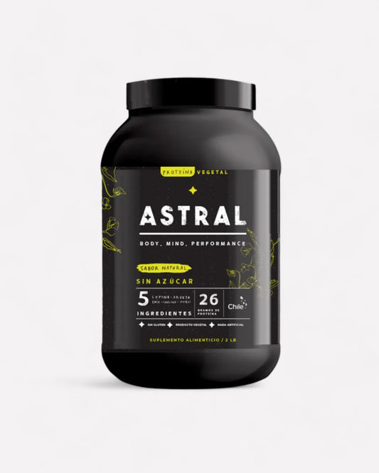 Frasco de Proteína Lupino Natural Astral en polvo, 910 gramos, Ortomolecular Chile 