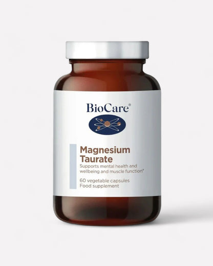  Frasco de Taurato de magnesio, 60 cápsulas, Ortomolecular Chile 