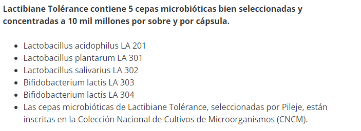 Lactibiane Tolerance-30 cáps – Ortomolecular Chile