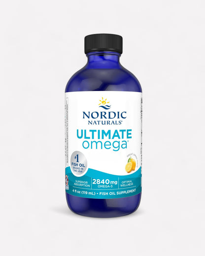 El mejor omega 3 del mundo, 2840mg formato liquido sabor a limon