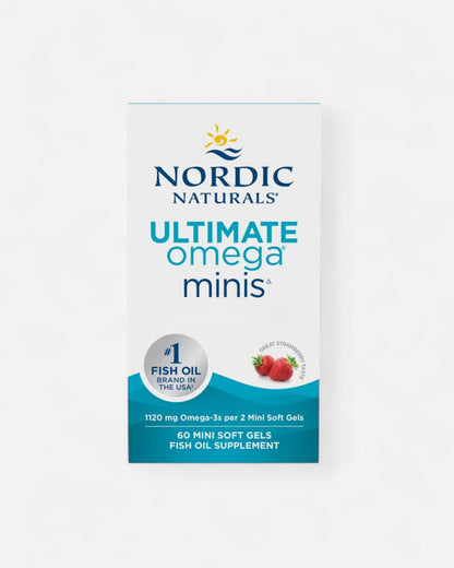 Ultimate Omega-3  2X mini 1.120 mg-60 softgels