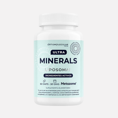 Multi mineral de ortomolecular chile picolinato de cromo, yoduro de potasio, bisglicinato de hierro, vitamina c, oxido de magnesio, molibdeno sodico, zinc, cobre, selenio