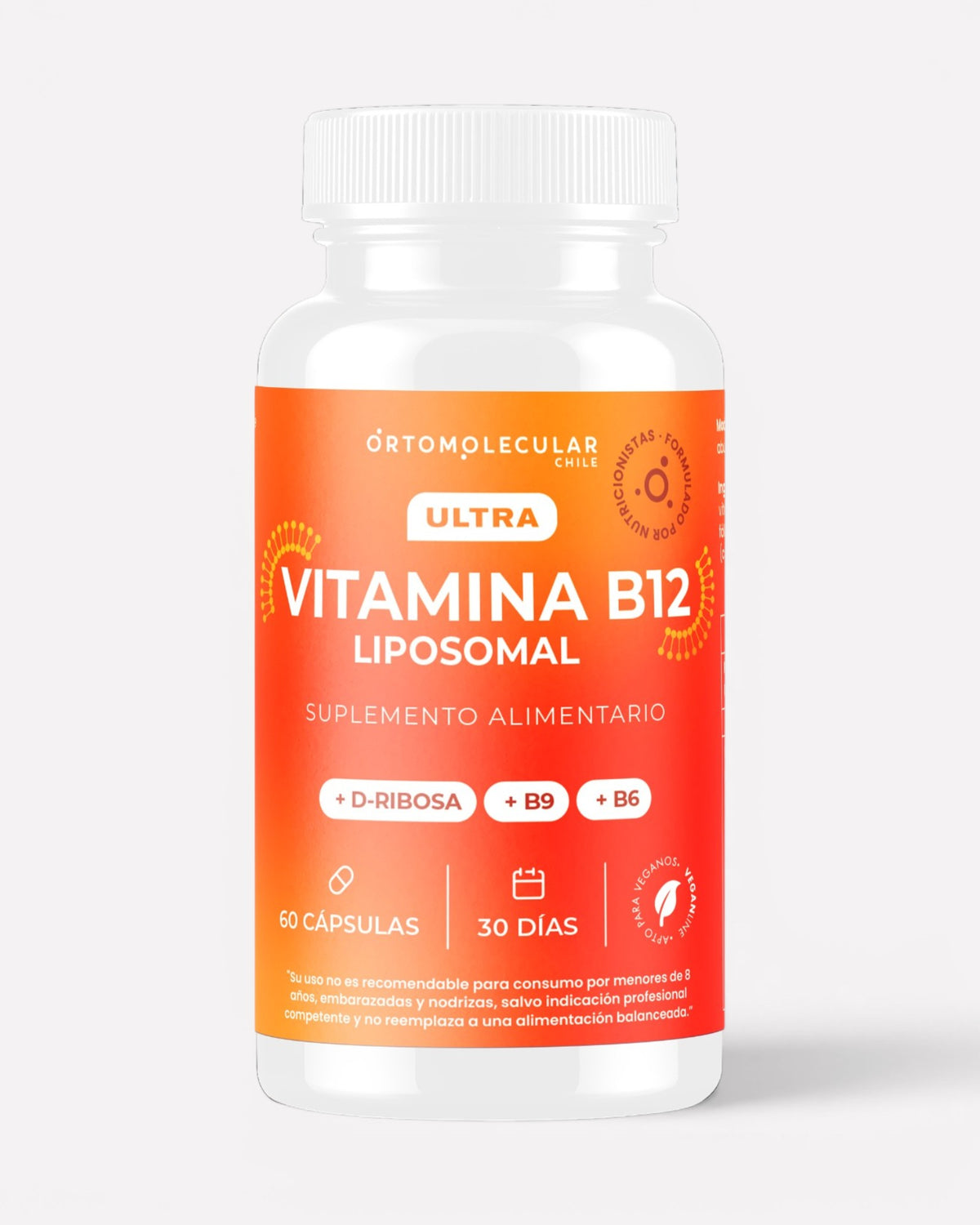 Vitamina B12 Liposomal 12 mcg-60 cáps
