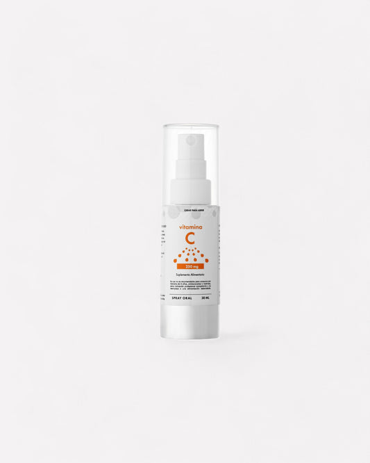 Frasco de Vitamina C spray 250 mg-30 ml