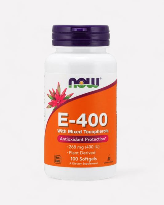 Frasci de Vitamina E-400 mix tocoferoles, 100 softgels (cápsulas blandas), Ortomolecular Chile