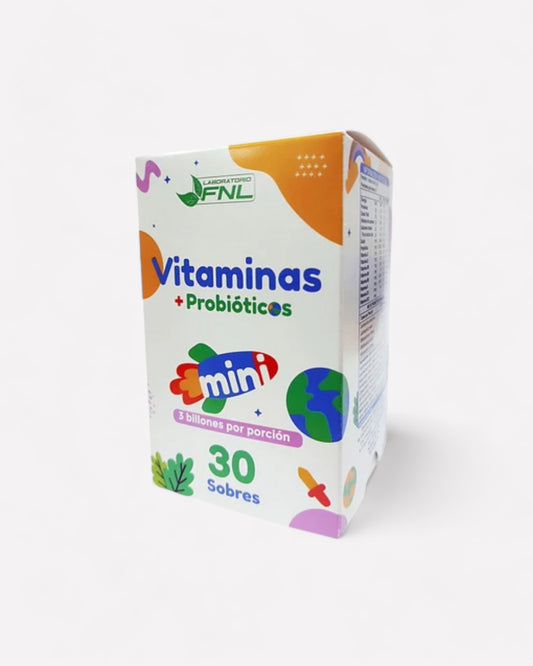 Vitaminas+Probióticos mini-30 sobres