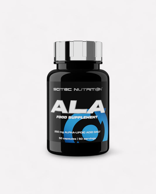 Frasco de Ácido Alfa Lipoico 250 mg, 50 cápsulas, Ortomolecular Chile 