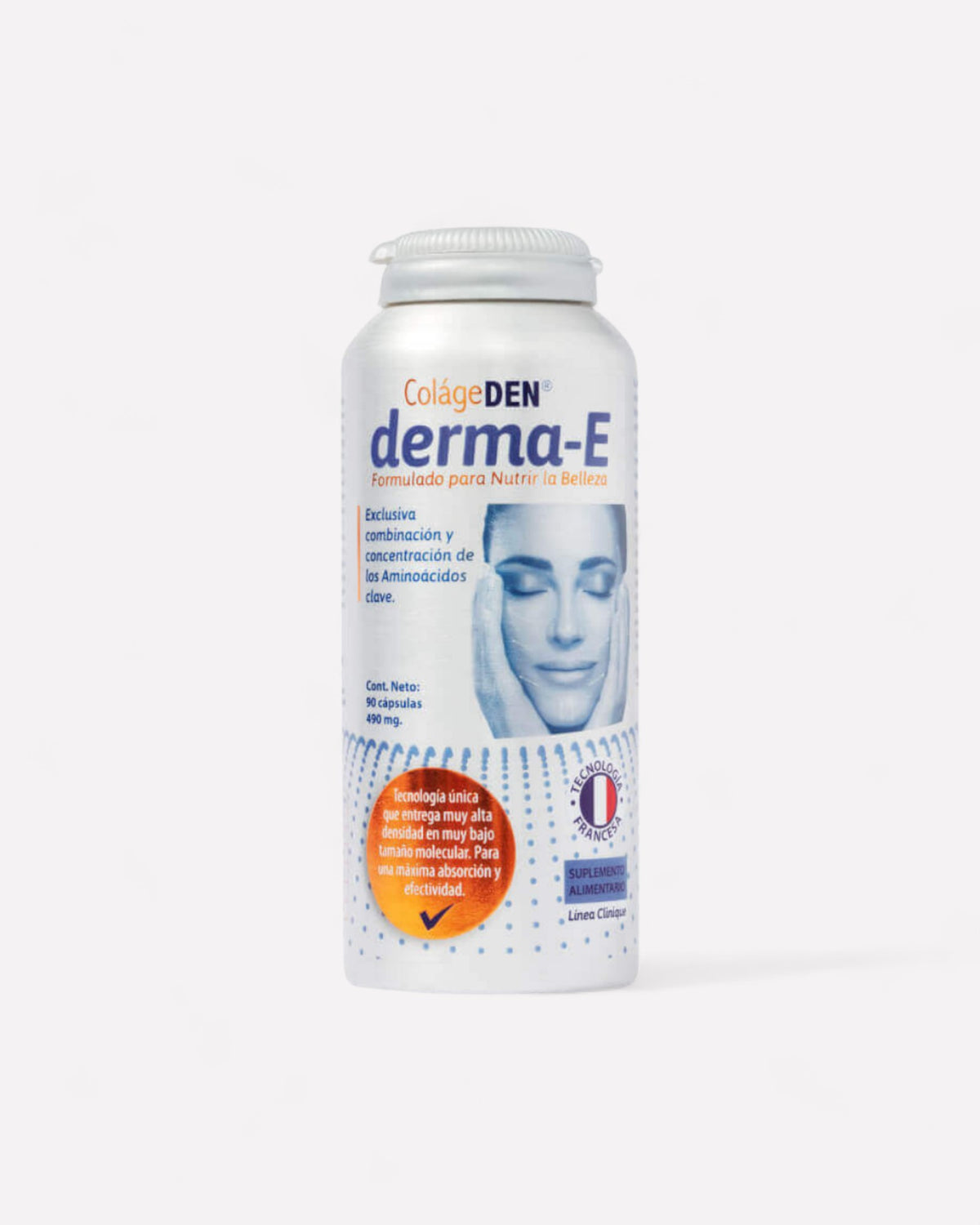 Derma E 490 mg-90 cáps