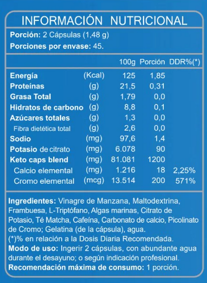 Ketoslim 600 mg-90 cáps