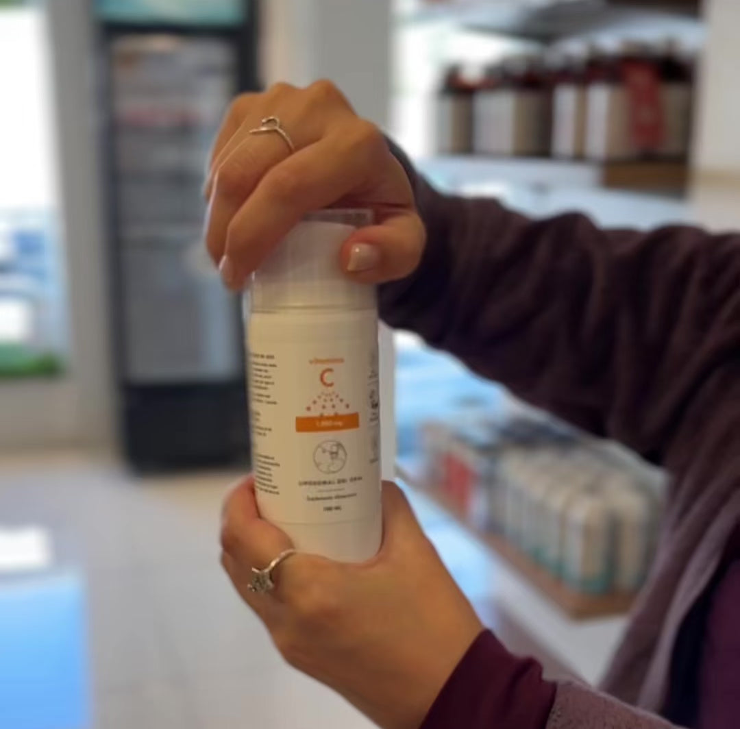 Forma de uso Vitamina C en gel