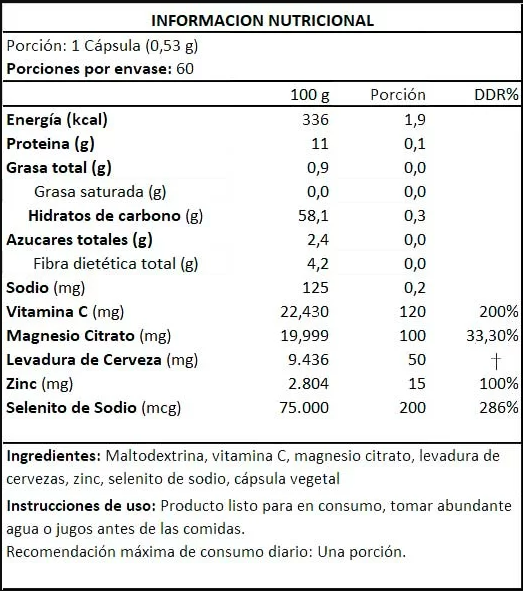 Selenio complex 200 mcg-60 cáps