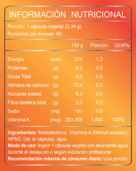 Vitamina A (Retinol)-3.330 UI