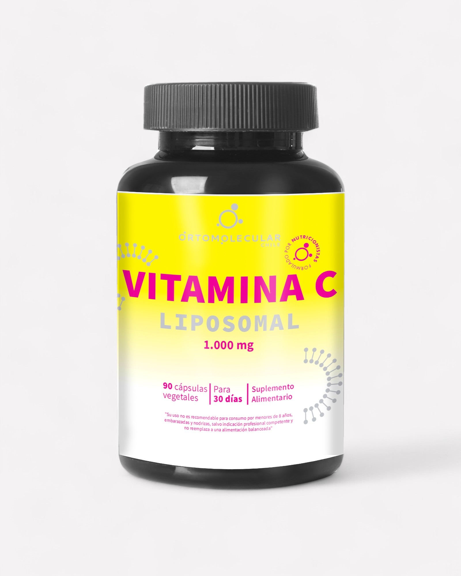 Se muestra la vitamina c liposomal 1000mg
