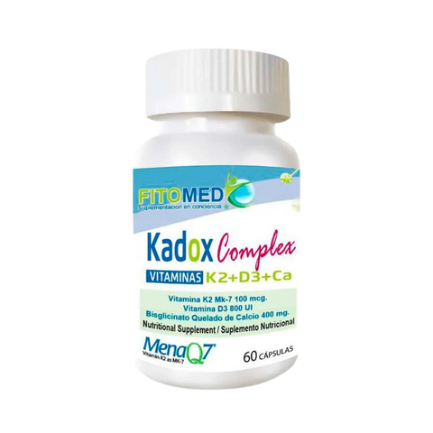 Kadox complex vitaminas K2+D3+Ca-60 cáps