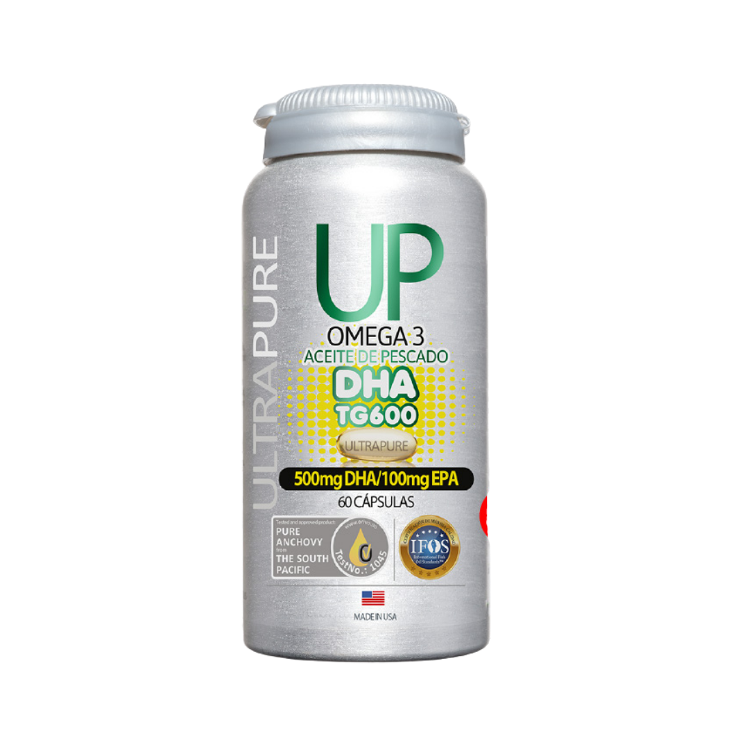 Omega 3 up ultra pure DHA TG 600-60 cáps