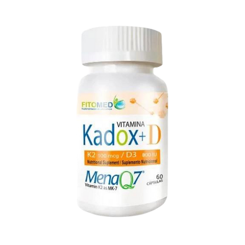 Vitamina K2+vitamina D3 100 mcg/800 UI-60 cáps