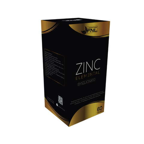 Zinc Elemental (Bisglicinato) 20 mg-60 cáps