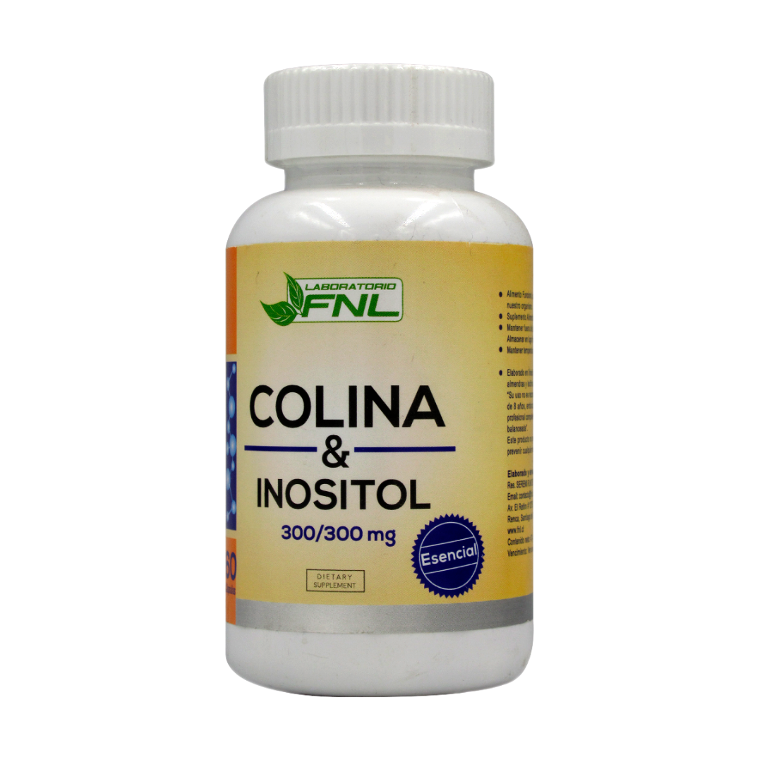 Colina & inositol 300/300 mg-60 cáps